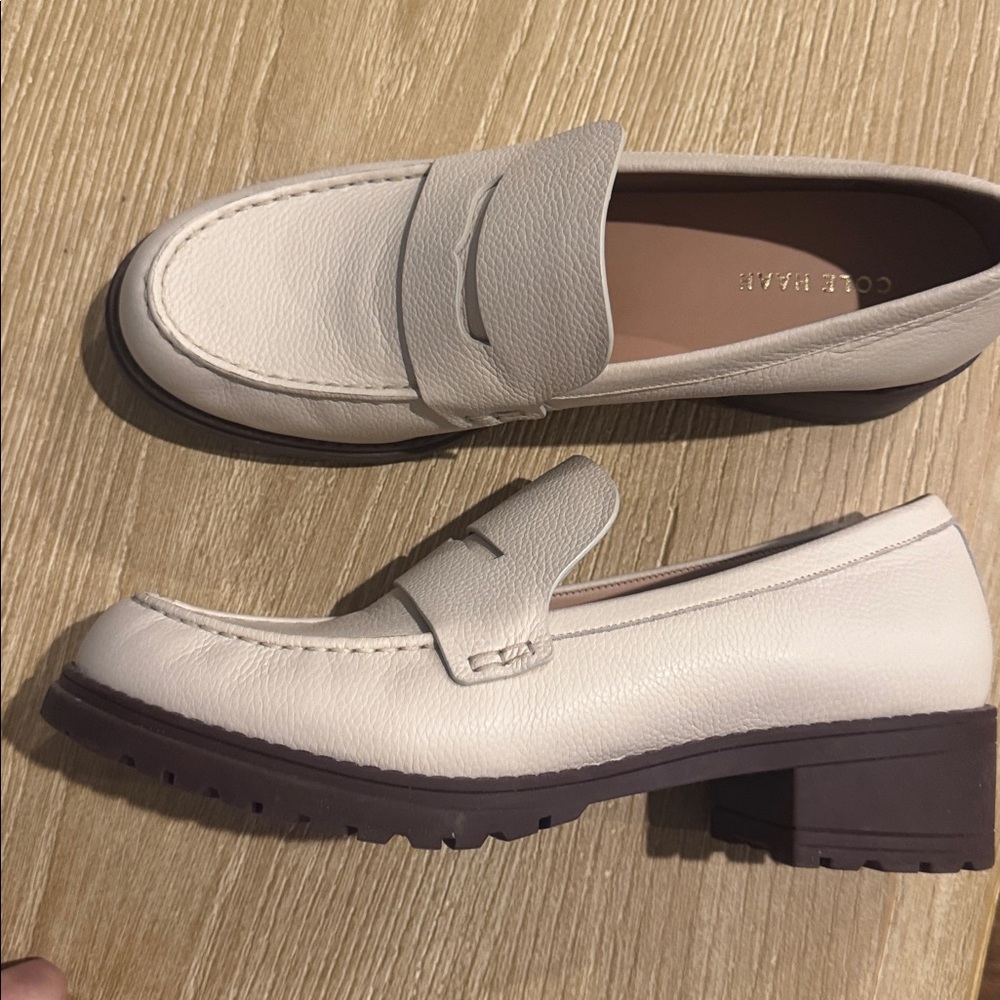 Cole Haan Cream Loafers